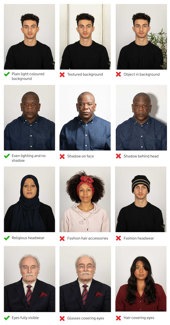 Voorbeeld gezichtsfoto